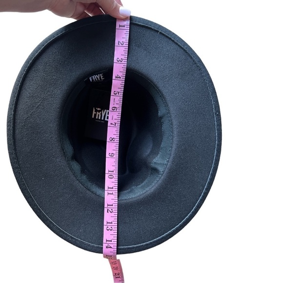 NWT Frye Men’s Black Felt Braided Band Stiff Brim Stetson Hat, OSFM - Picture 10 of 10